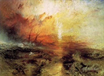  bord Peintre - Des esclavagistes jettent par dessus bord le paysage de la mort et de la mort